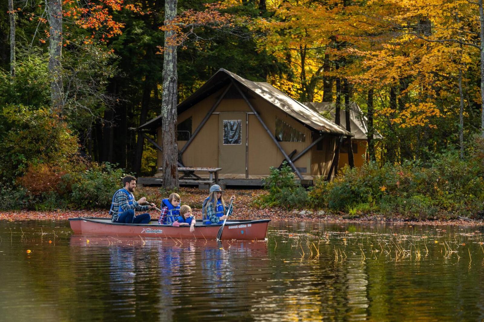 Huttopia White Mountains Albany Exterior foto